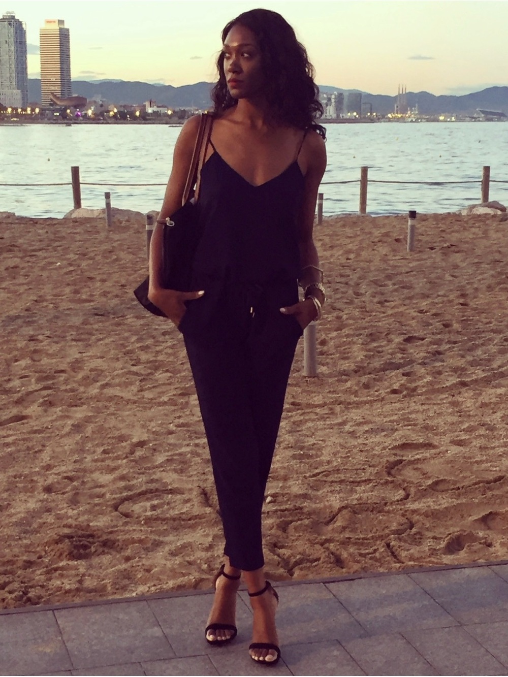 Nanushka Navy Jumpsuit